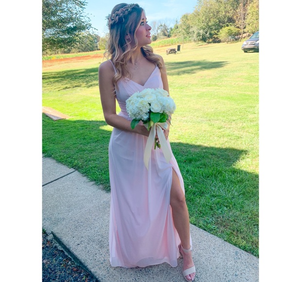 David's Bridal Dresses & Skirts - David’s Bridal Bridesmaid dress Sz 2, blush pink